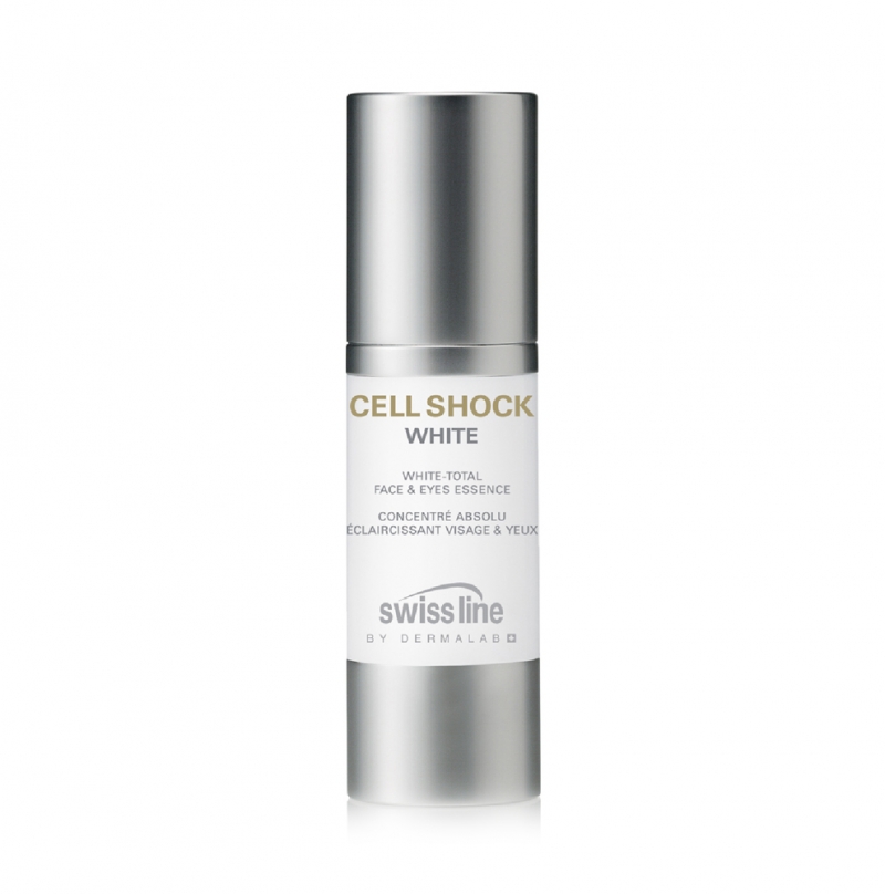 Tinh chất làm trắng sáng da  diện vùng mặt và mắt  Swissline cell shock white face eye essences